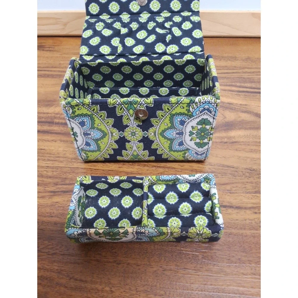 Vera Bradley Small Storage Jewelry Hard Sided Case Travel